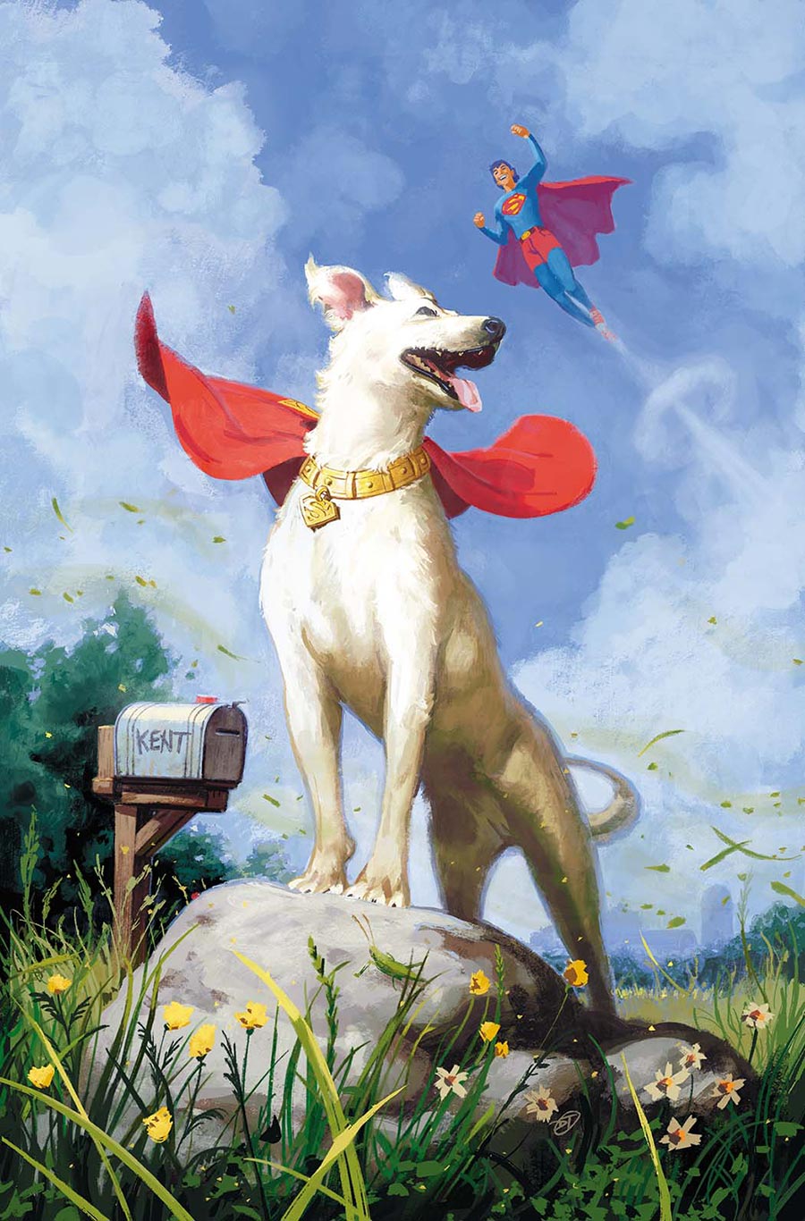 Krypto The Last Dog Of Krypton #5 Cover B Variant David Talaski Card Stock Cover (DC All In)