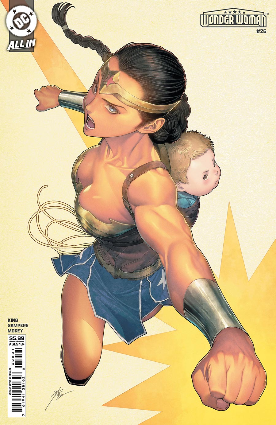 Wonder Woman Vol 6 #26 Cover C Variant Homare Card Stock Cover (DC All In)