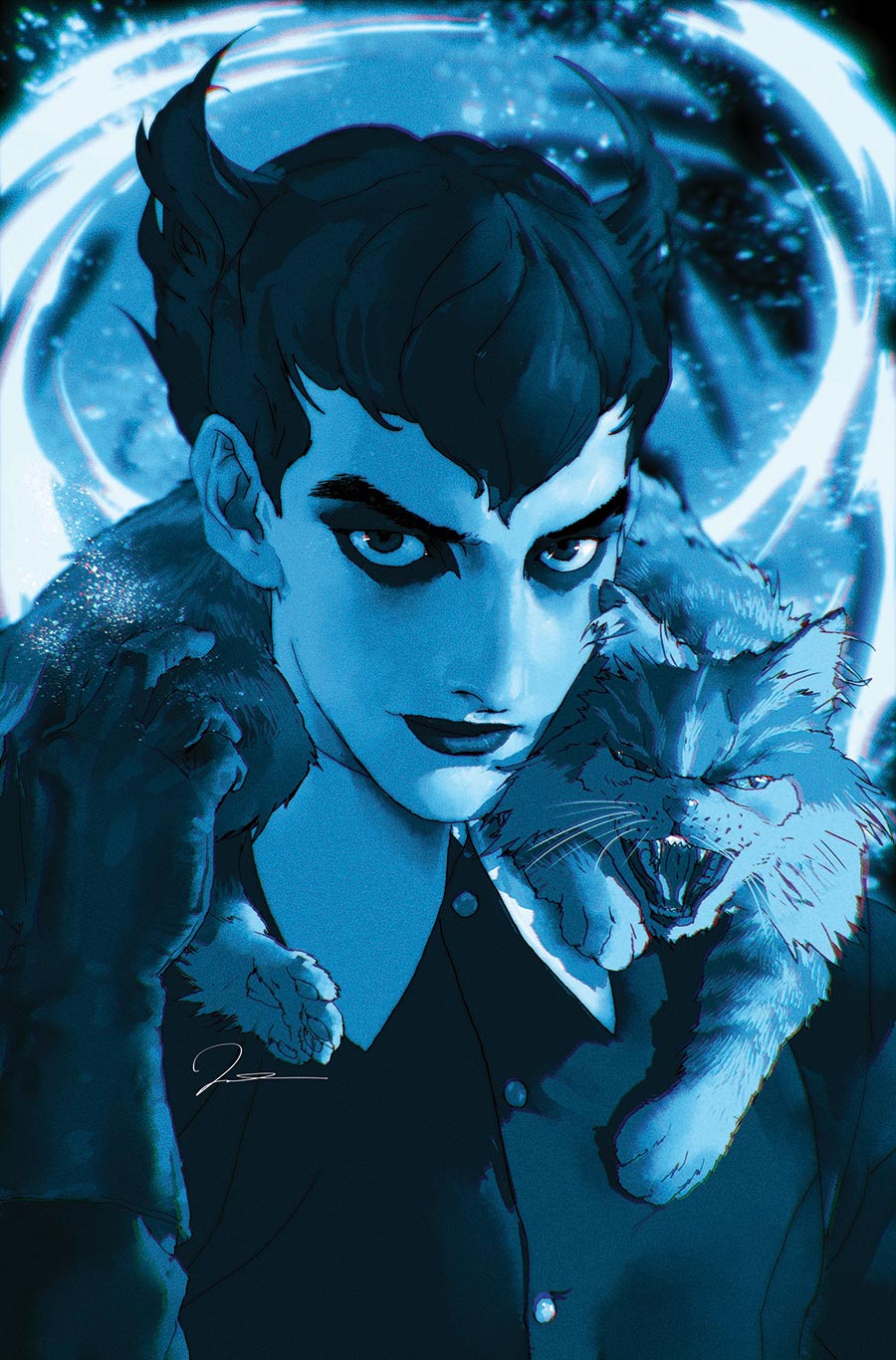 Cheetah And Cheshire Rob The Justice League #3 Cover B Variant Gerald Parel Card Stock Cover (DC All In)
