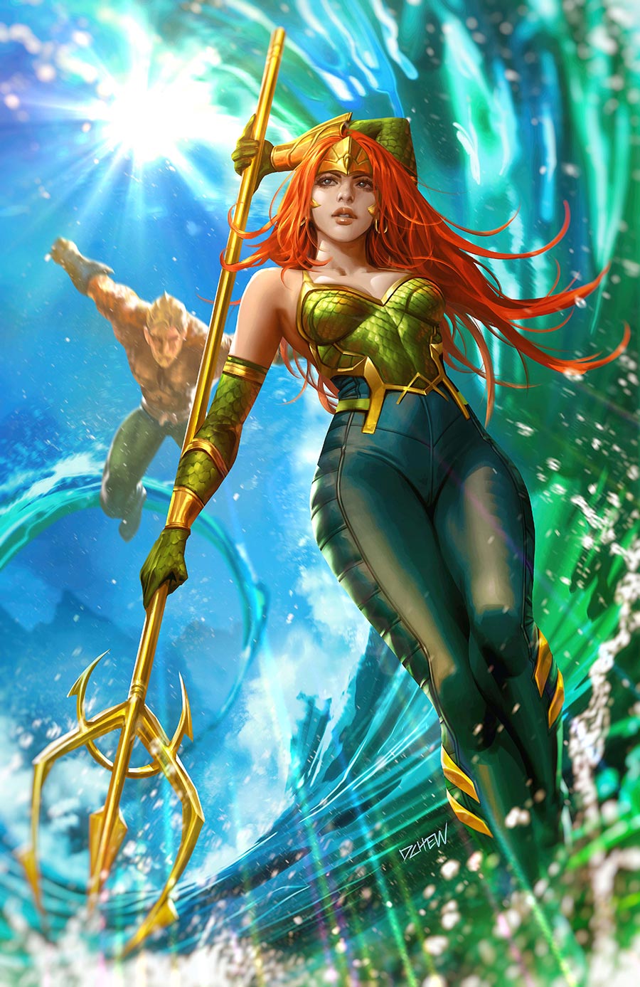 Aquaman Vol 7 #10 Cover C Variant Derrick Chew Card Stock Cover (DC All In)