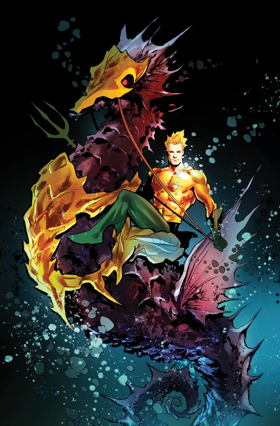 Aquaman Vol 7 #10 Cover D Variant Marcio Takara Card Stock Cover (DC All In)