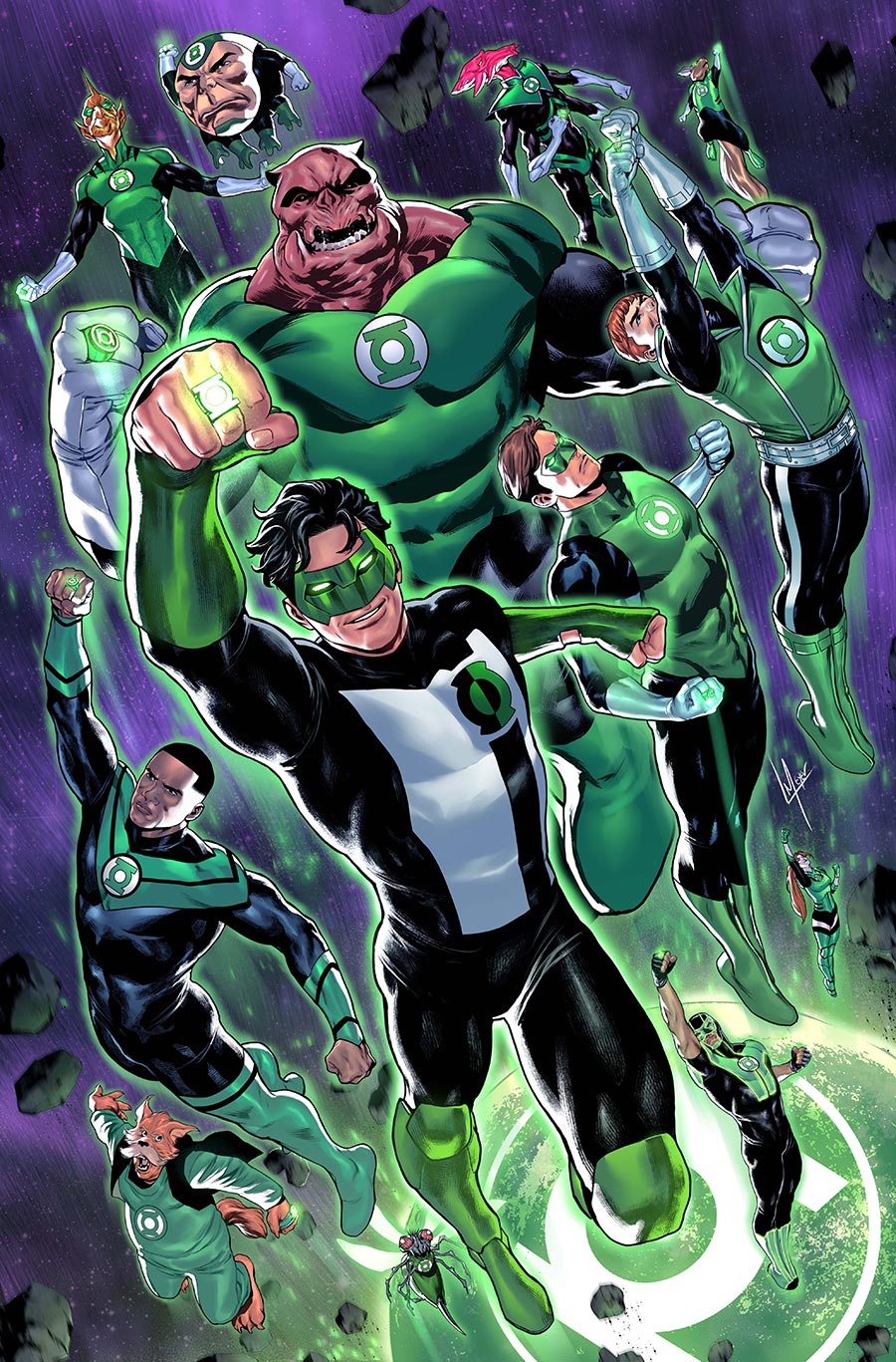 Green Lantern Corps Vol 4 #9 Cover C Variant Lucas Meyer Card Stock Cover (DC All In)(Starbreaker Supremacy Part 6)