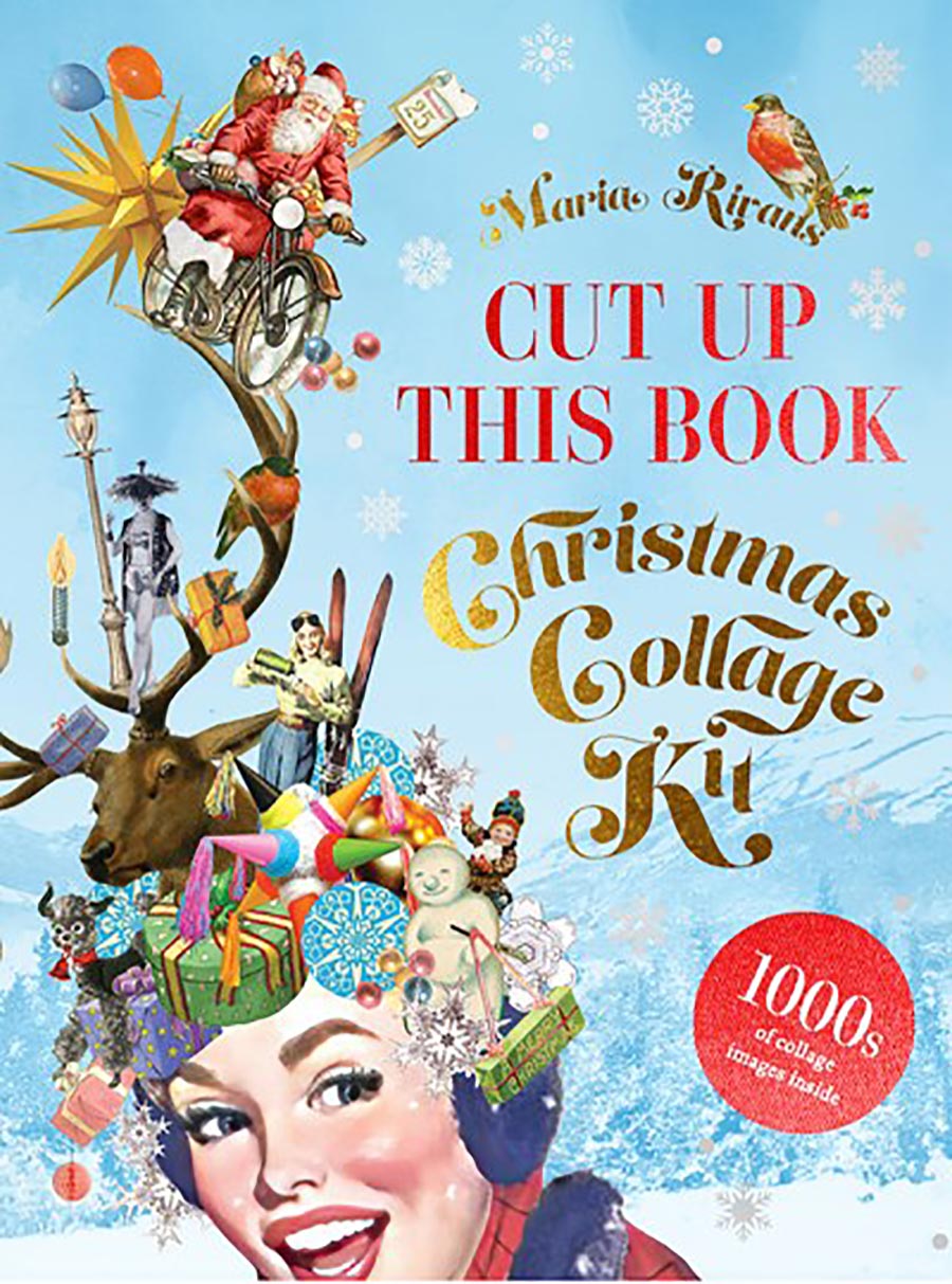 Cut Up This Book Christmas Collage Kit TP