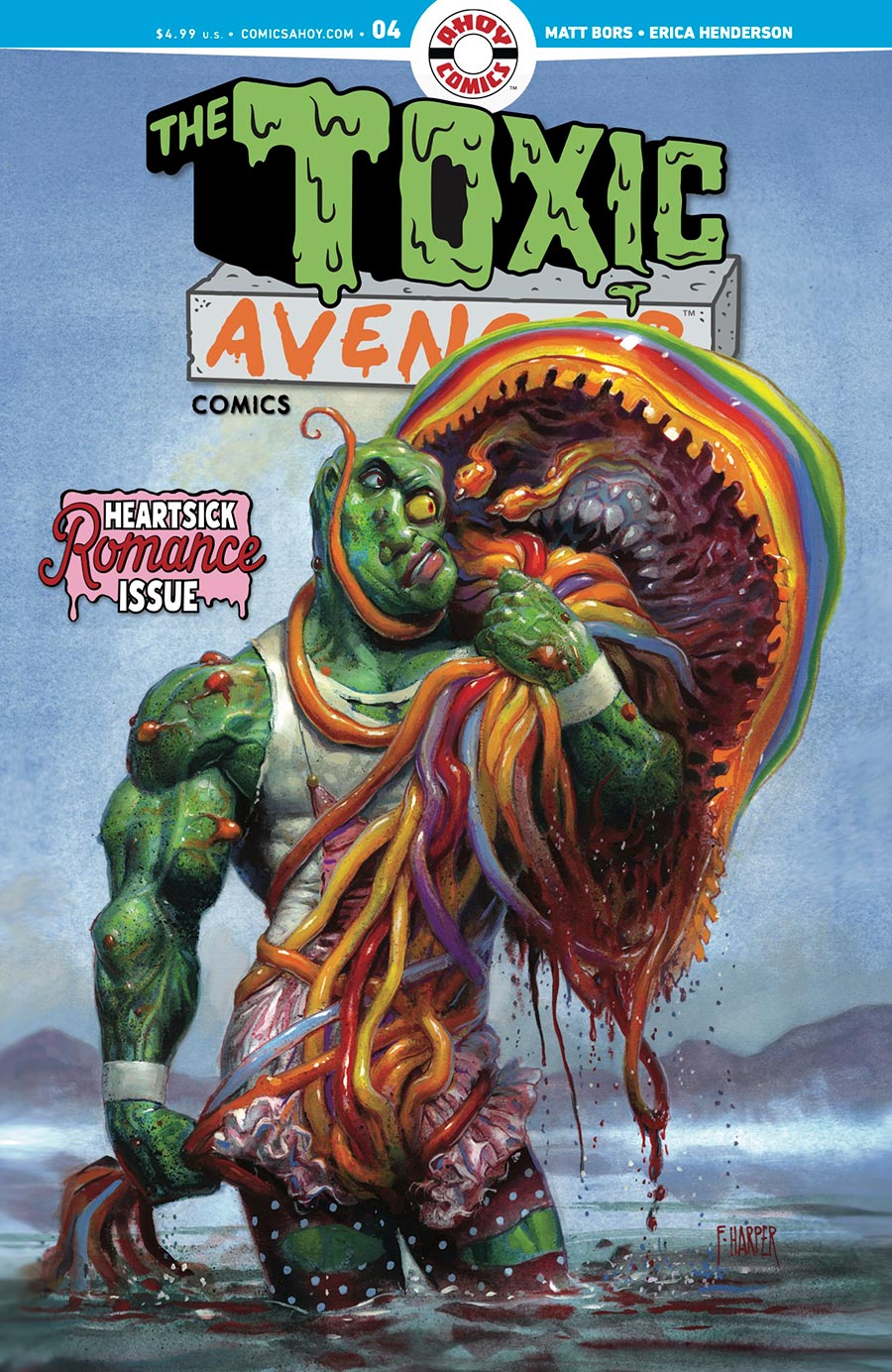 Toxic Avenger Comics #4 Cover A Regular Fred Harper Cover