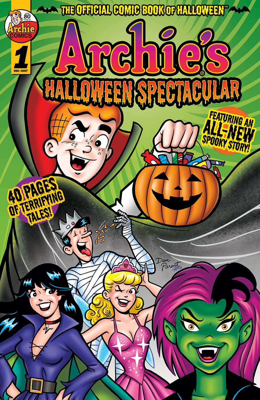 Archies Halloween Spectacular #1 2025 (One Shot) Cover A Regular Vincent Lovallo Dan Parent Rosario Tito Pena Cover