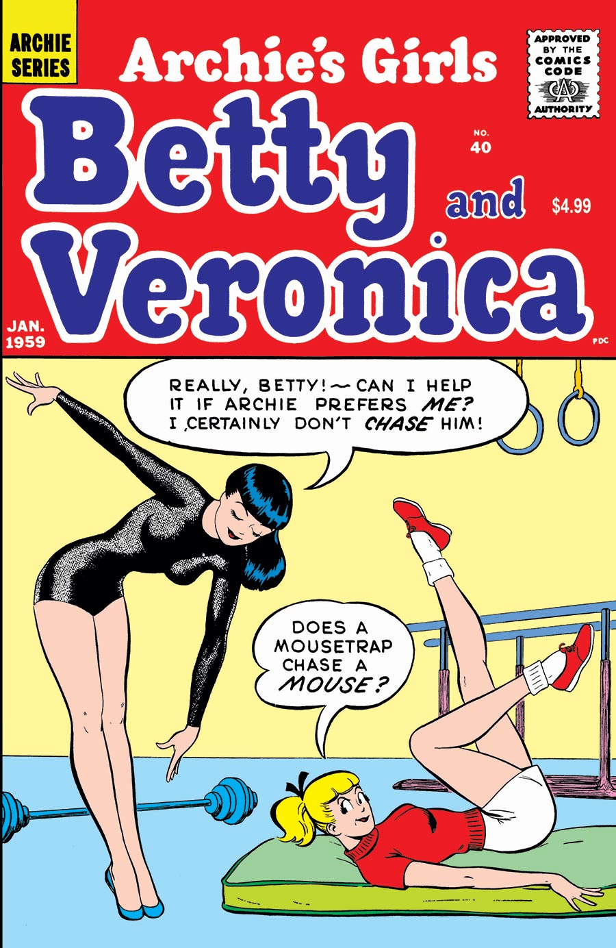Archie Facsimile #8 Betty & Veronica 40 Cover A Regular Harry Lucey Cover