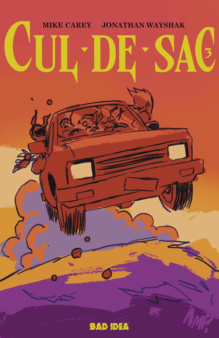 Cul-De-Sac #3 Cover B Variant Tony Fleecs Cursed Mirror Cover