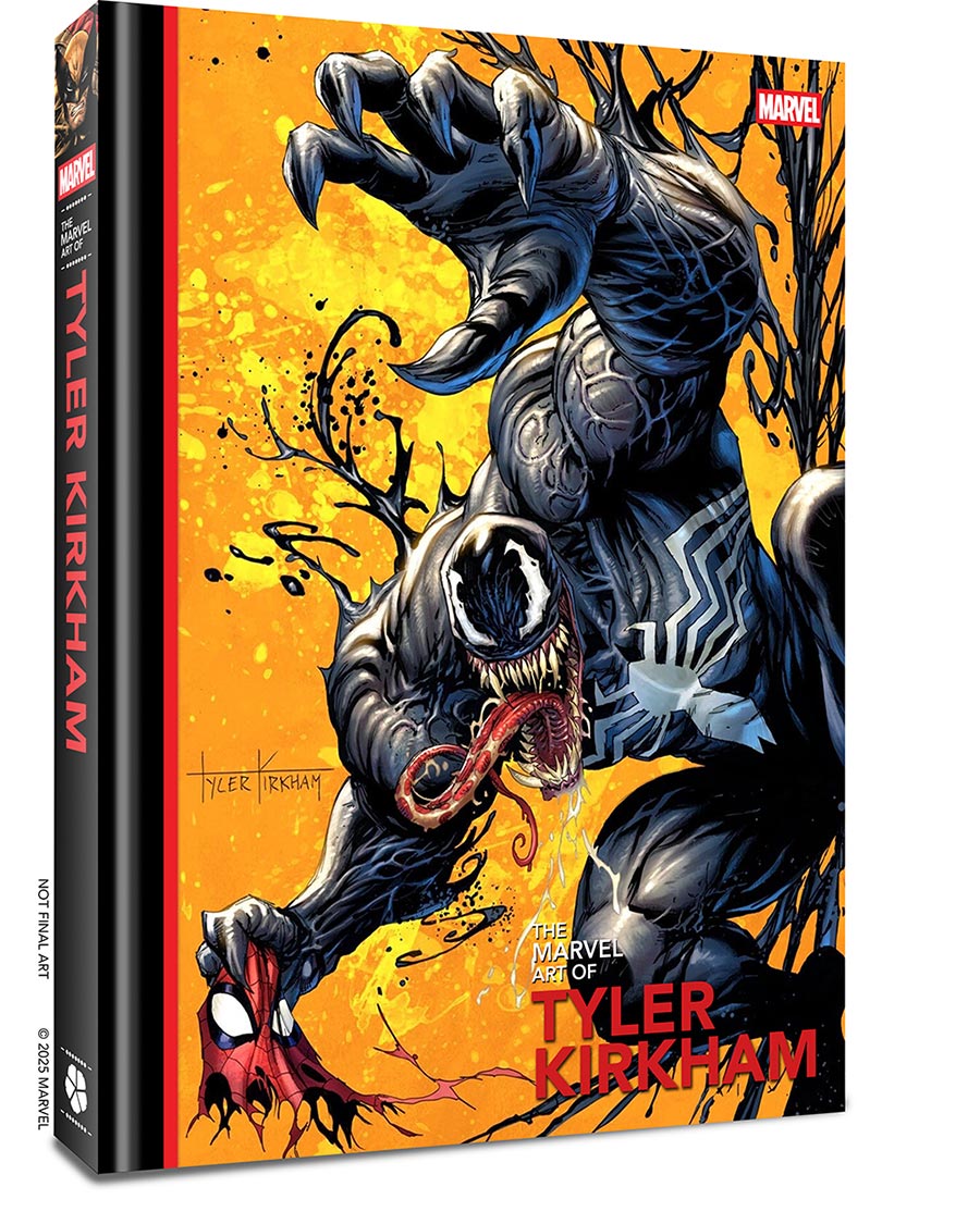 Marvel Art Of Tyler Kirkham HC Book Market Venom Cover