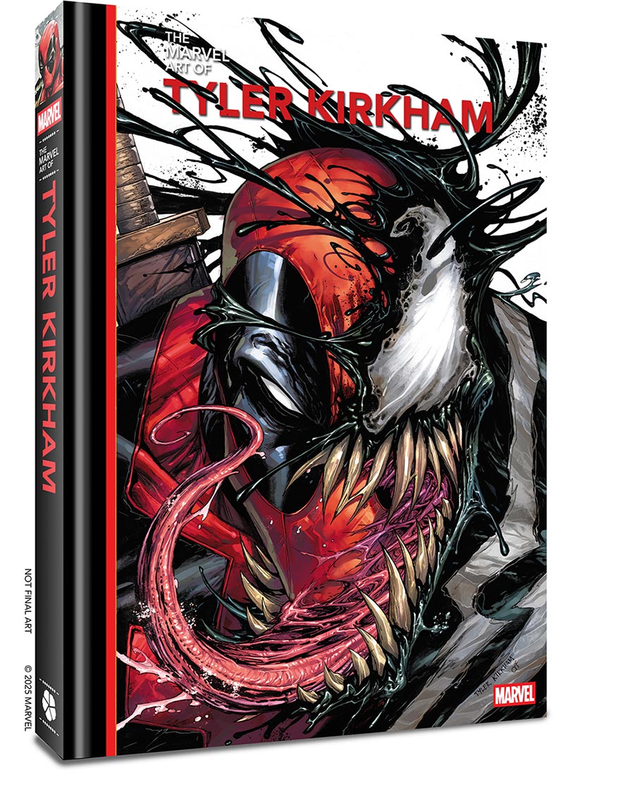 Marvel Art Of Tyler Kirkham HC Direct Market Exclusive Deadpool Venom Cover