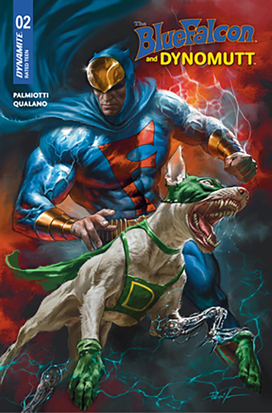 Blue Falcon And Dynomutt #2 Cover A Regular Lucio Parrillo Cover