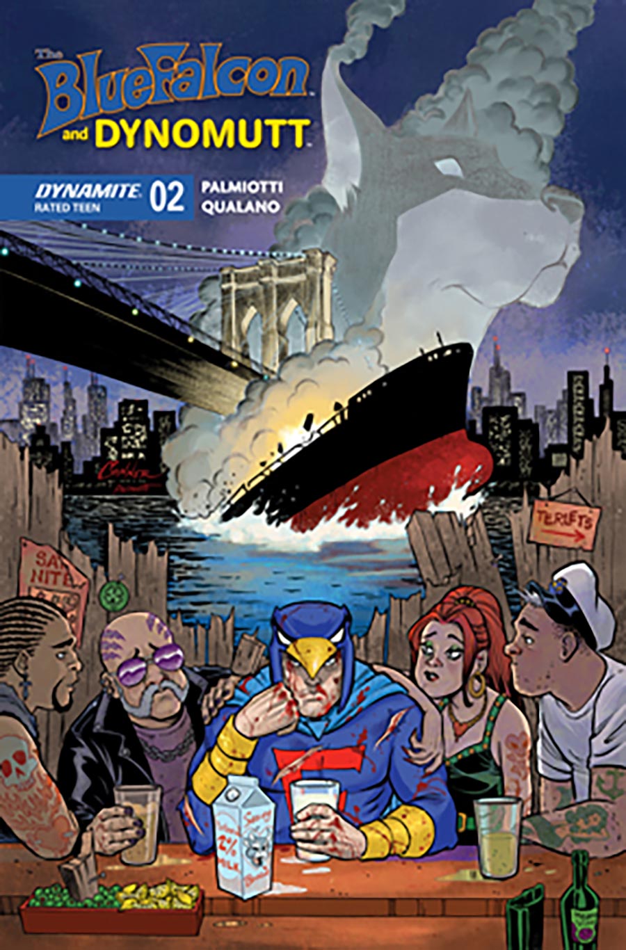 Blue Falcon And Dynomutt #2 Cover B Variant Amanda Conner Cover