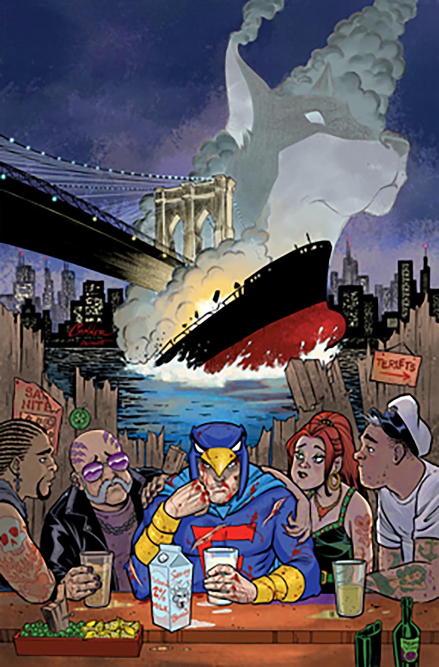Blue Falcon And Dynomutt #2 Cover H Incentive Amanda Conner Virgin Cover