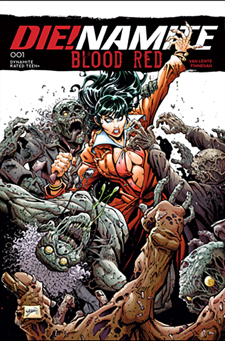 DieNamite Blood Red #1 Cover D Variant Will Robson Cover