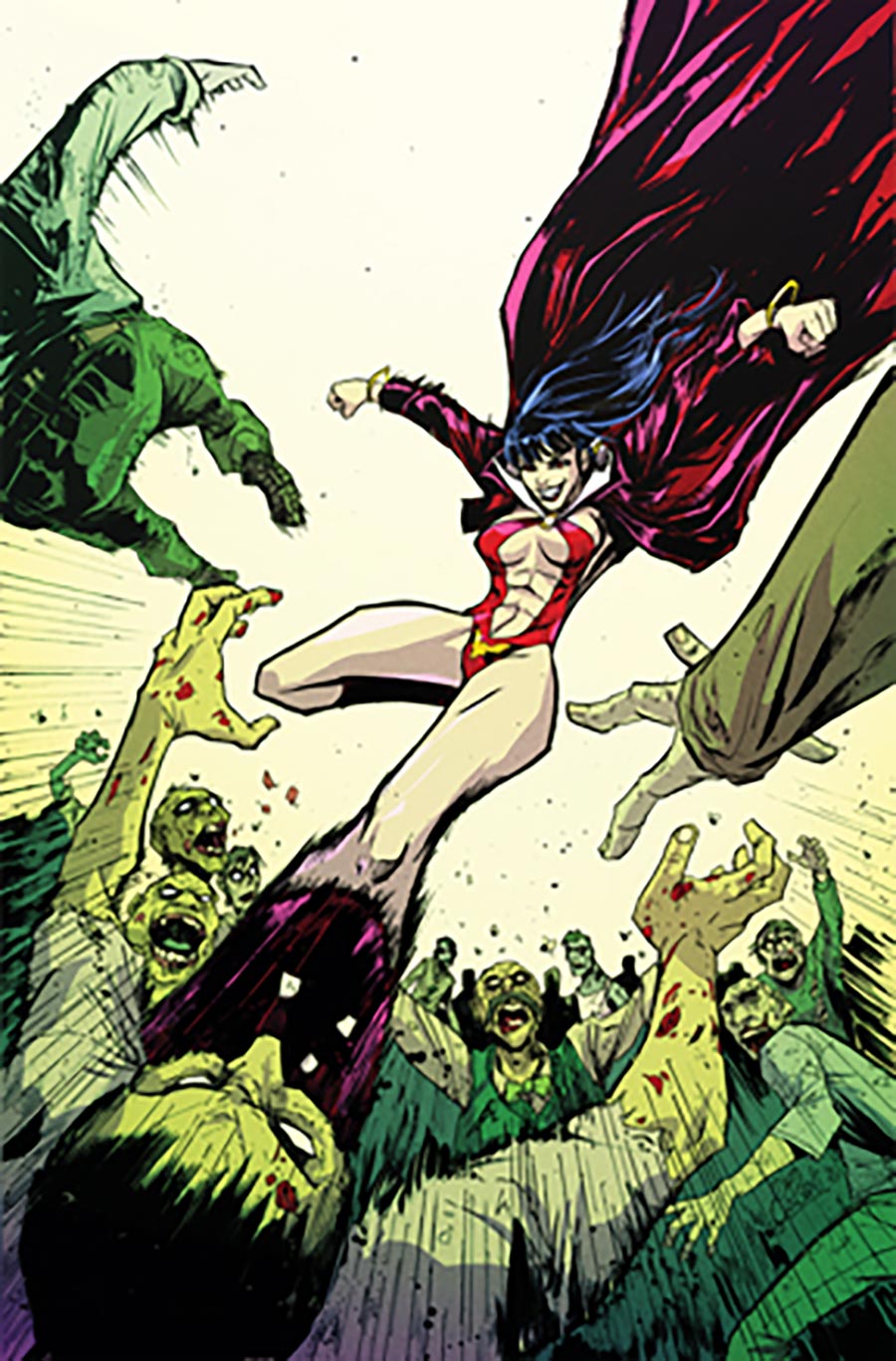 DieNamite Blood Red #1 Cover H Incentive David Cousens Virgin Cover