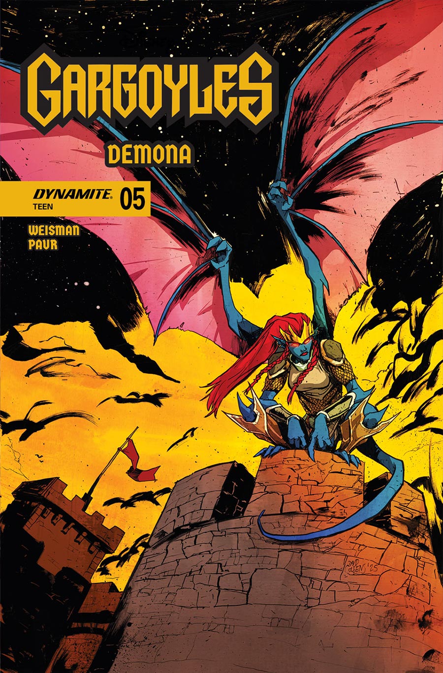 Gargoyles Demona #5 Cover D Variant David Cousens Cover
