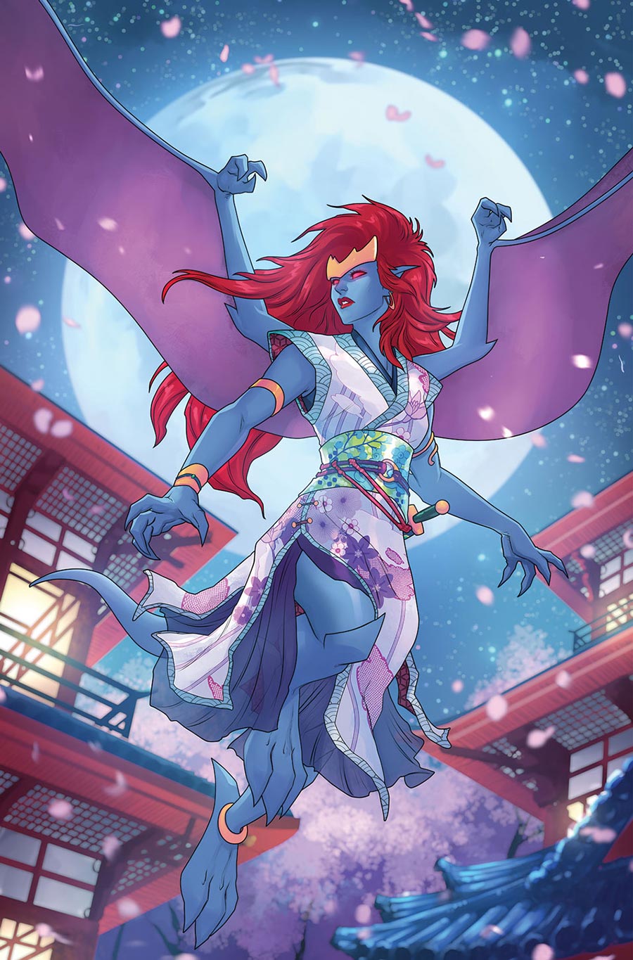 Gargoyles Demona #5 Cover E Dynamite Metal Premium Meghan Hetrick Cover