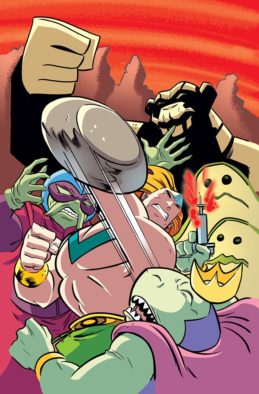Herculoids #9 Cover F Incentive Bjorn Barends Virgin Cover
