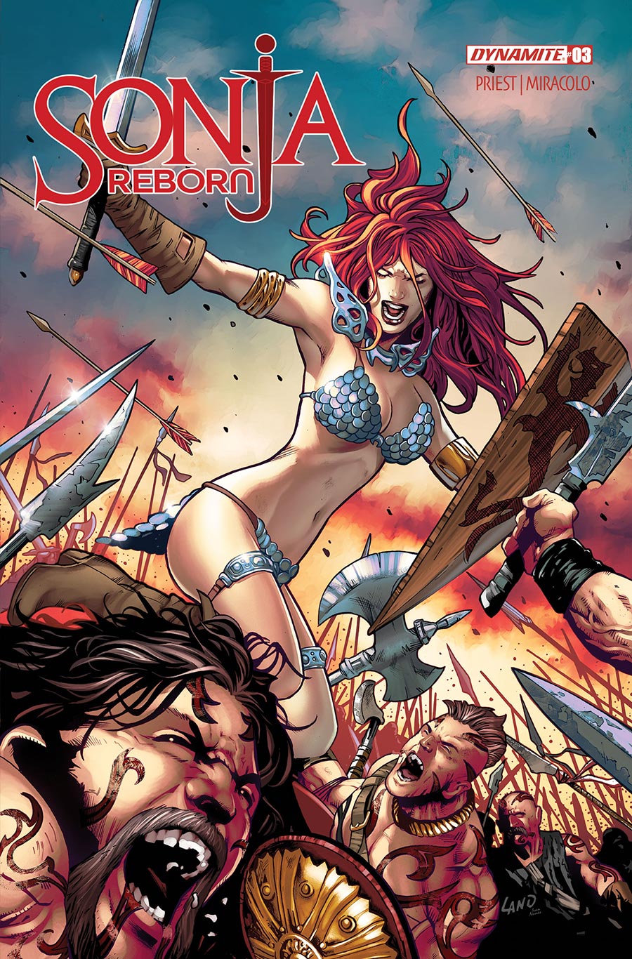 Sonja Reborn #3 Cover D Variant Greg Land Cover