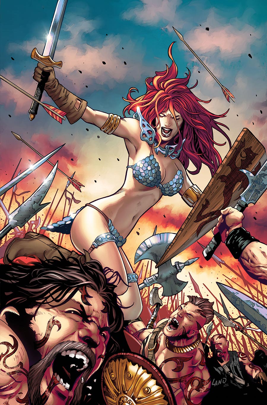 Sonja Reborn #3 Cover G Incentive Greg Land Virgin Cover