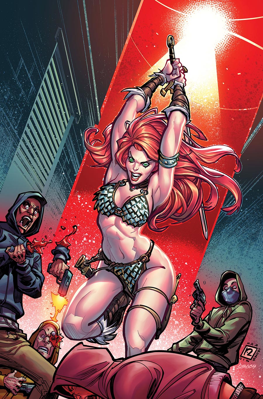Sonja Reborn #3 Cover H Incentive Chad Hardin Virgin Cover