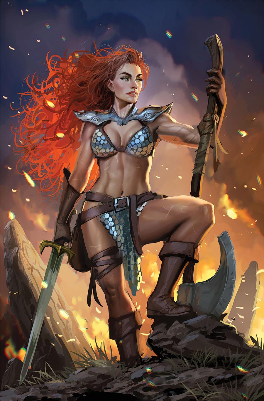 Sonja Reborn #3 Cover J Incentive Stjepan Sejic Virgin Cover