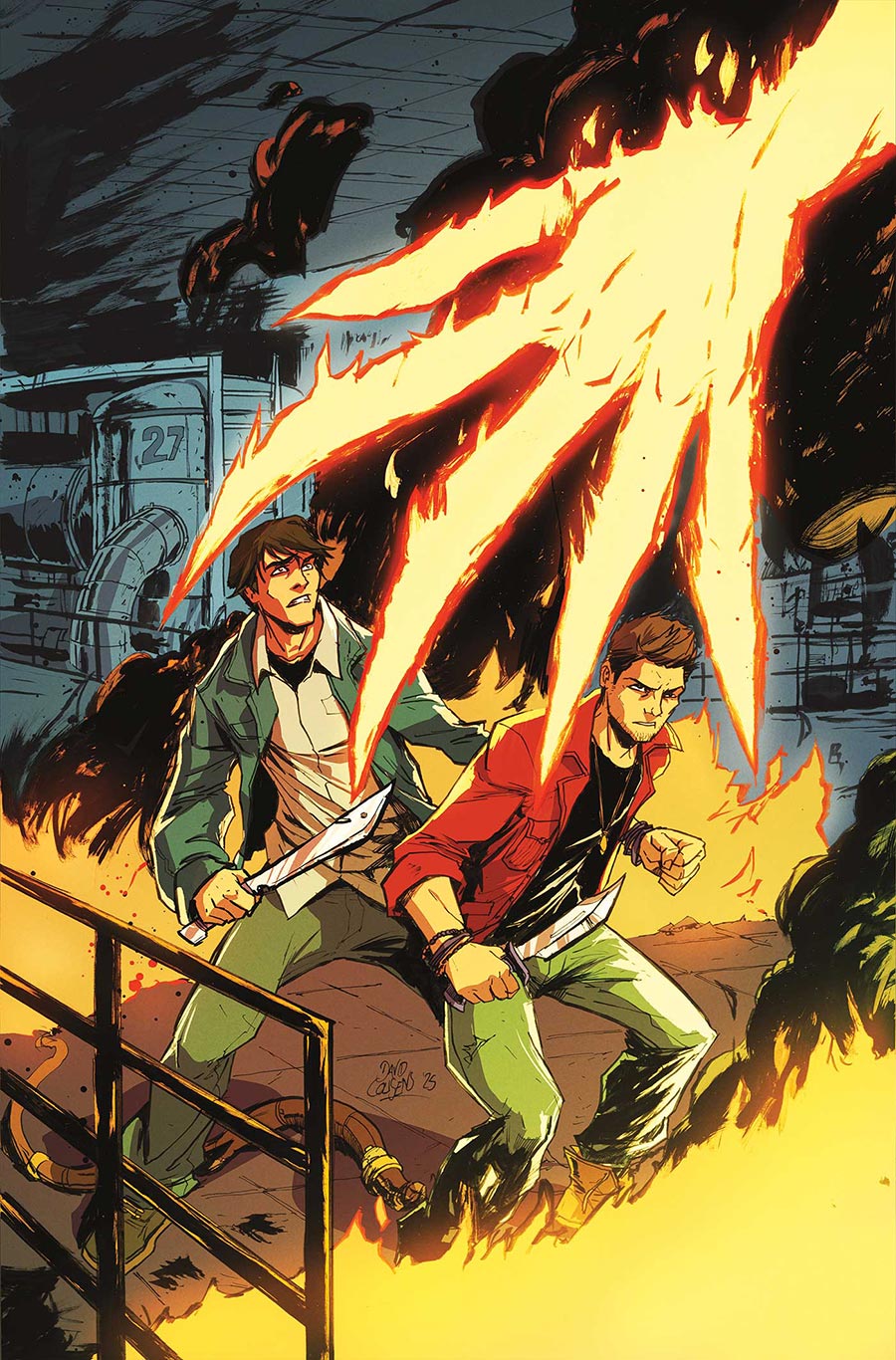 Supernatural Vol 2 #1 Cover N Incentive David Cousens Virgin Cover