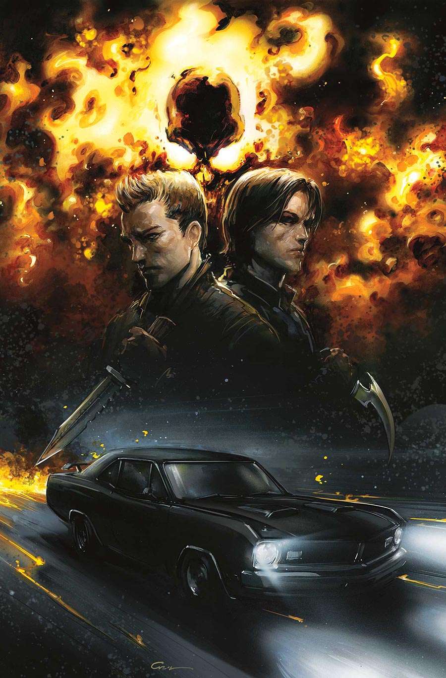 Supernatural Vol 2 #1 Cover P Incentive Clayton Crain Virgin Cover