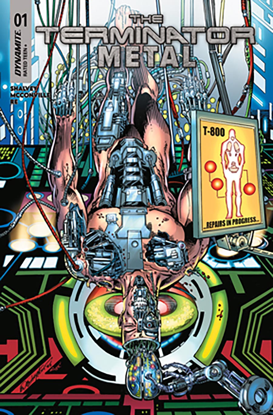 Terminator Metal #1 Cover E Variant Bob Layton Foil Cover