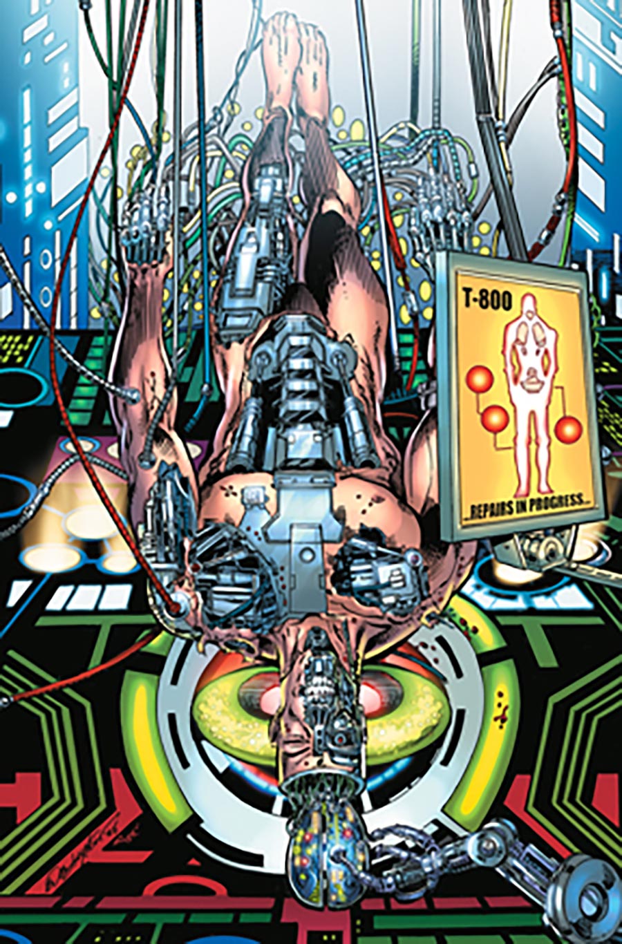 Terminator Metal #1 Cover F Variant Bob Layton Foil Virgin Cover