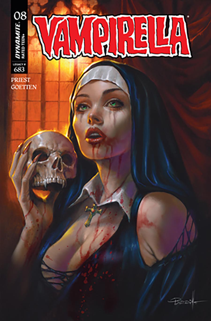 Vampirella Vol 9 #8 Cover A Regular Lucio Parrillo Cover