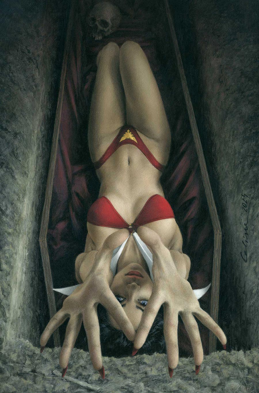 Vampirella Vol 9 #8 Cover K Incentive Celina Virgin Cover (#683)