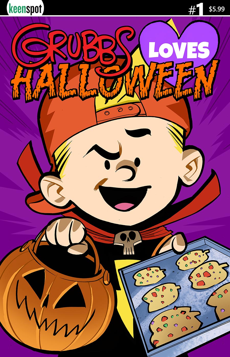 Grubbs Loves Halloween #1 (One Shot) Cover B Variant Athila Fabbio Ghost Pepper Cookies Cover