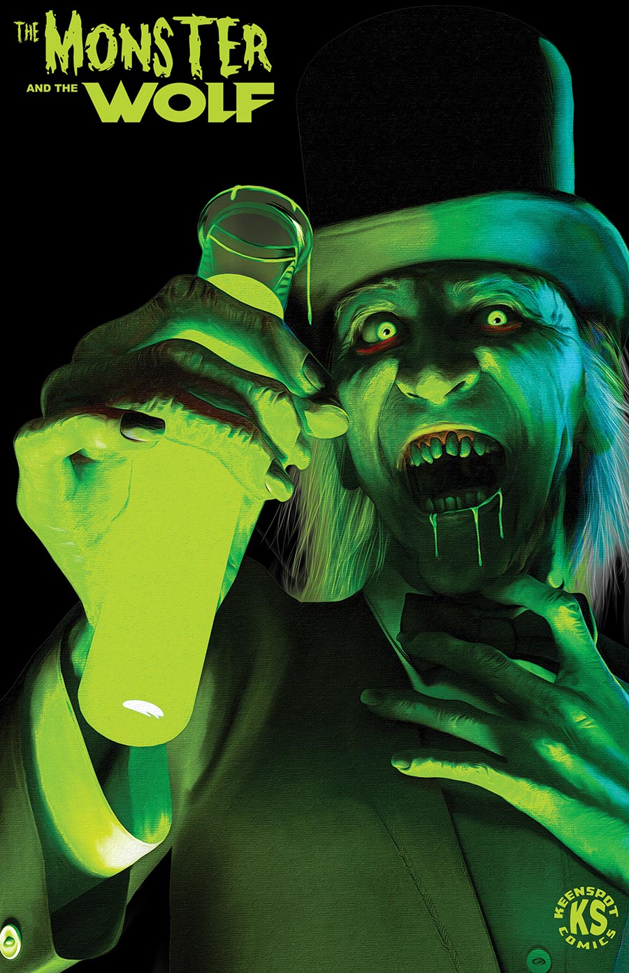Mark Spears Monsters The Monster And The Wolf #1 Cover C Incentive Mark Spears Glow-In-The-Dark Variant Cover