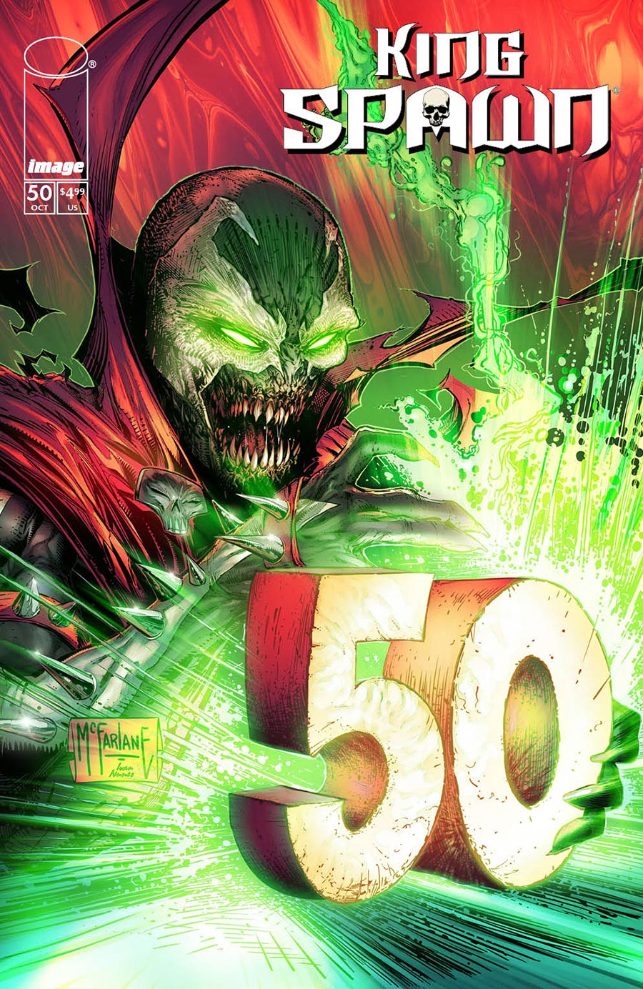 King Spawn #50 Cover A Regular Todd McFarlane Cover