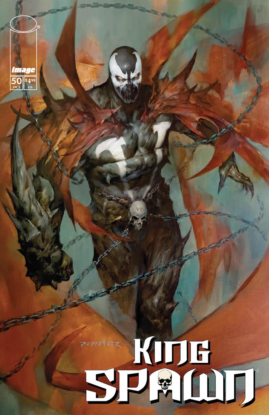 King Spawn #50 Cover B Variant Puppeteer Lee Cover