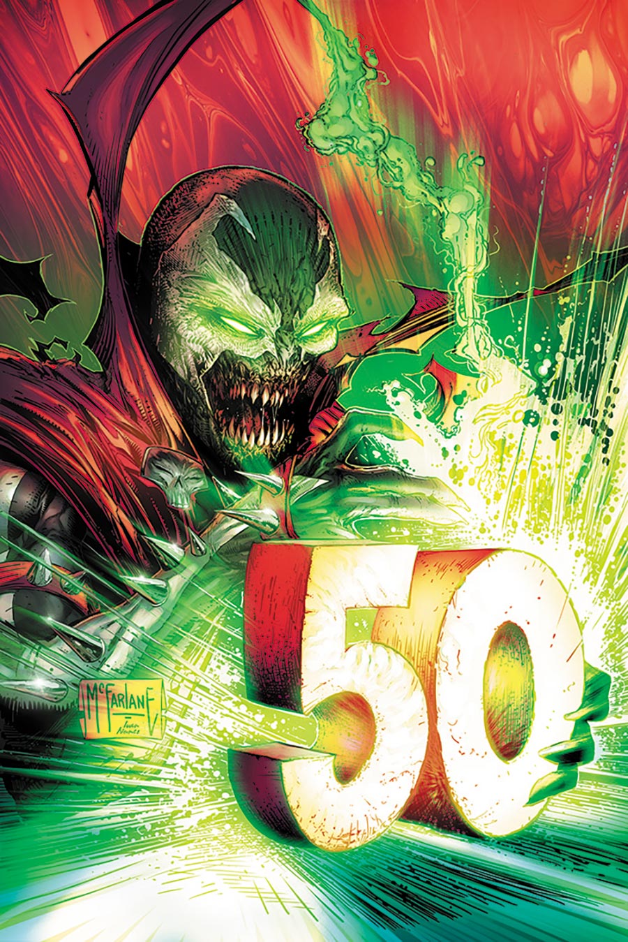 King Spawn #50 Cover F Incentive Todd McFarlane Virgin Cover