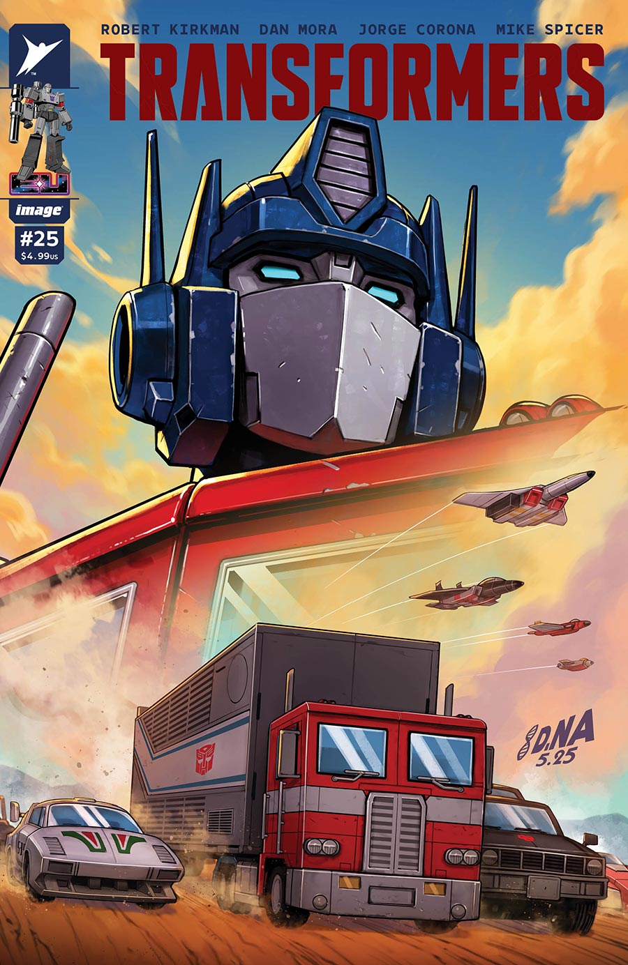 Transformers Vol 5 #25 Cover I Variant David Nakayama Foil Cover