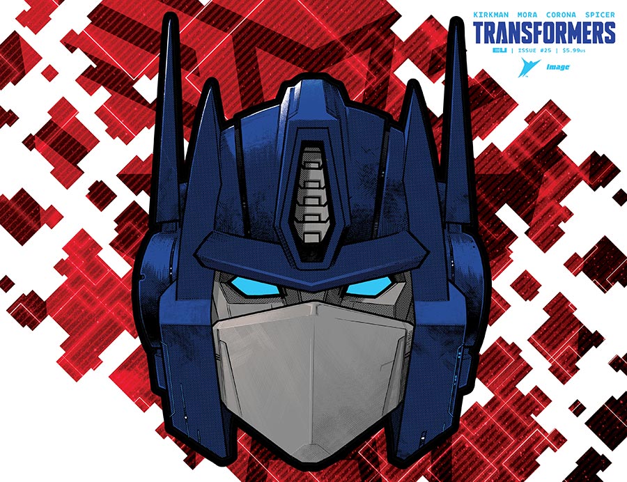 Transformers Vol 5 #25 Cover J Variant John Amor & Andres Juarez Foil Die-Cut Mask Cover