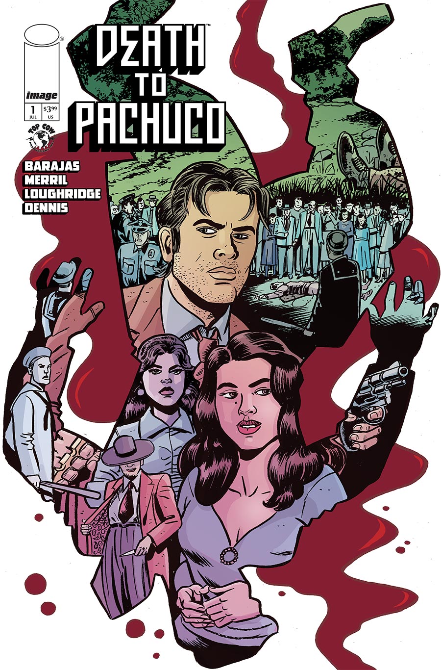 Death To Pachuco #1 Cover A Regular David Lapham & Lee Loughridge Cover