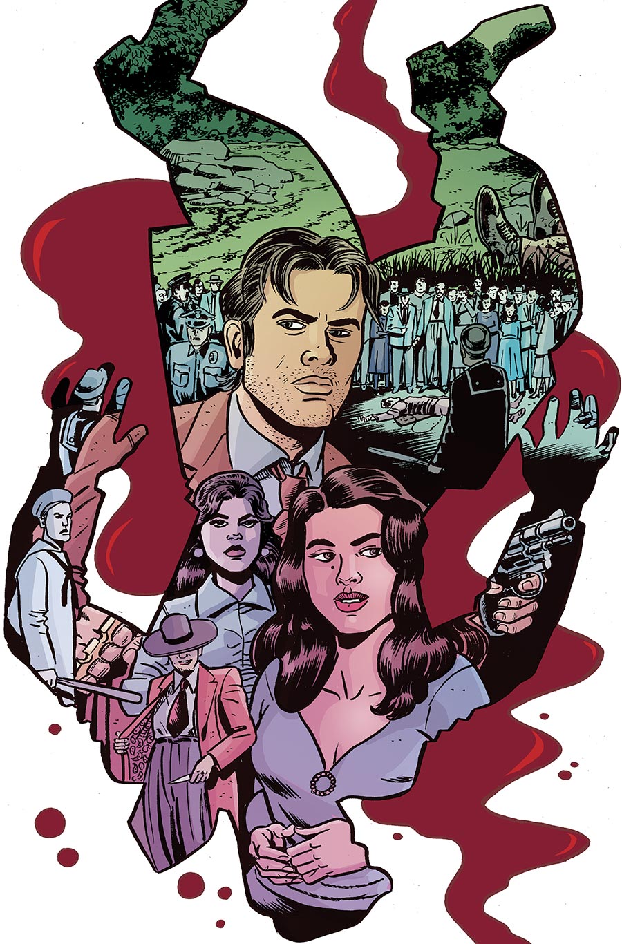 Death To Pachuco #1 Cover F Incentive David Lapham & Lee Loughridge Virgin Cover