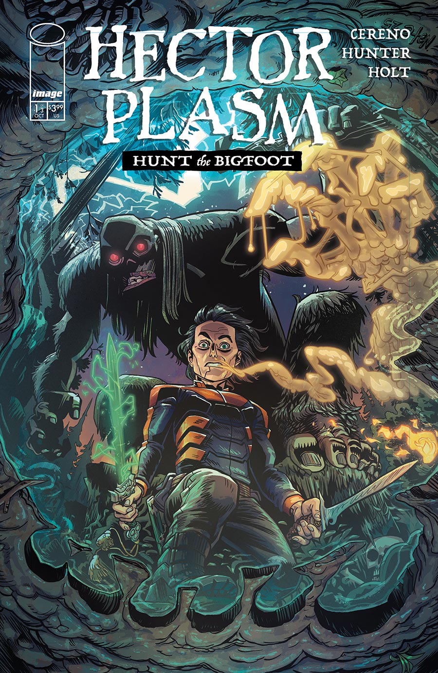 Hector Plasm Hunt The Bigfoot #1 Cover C Incentive Nate Bellegarde Variant Cover