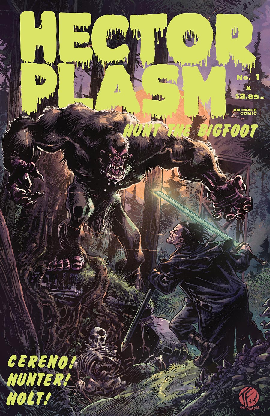 Hector Plasm Hunt The Bigfoot #1 Cover D Incentive Tom Fowler Variant Cover