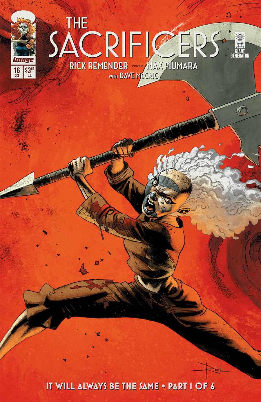Sacrificers #16 Cover C Incentive Roland Boschi Variant Cover