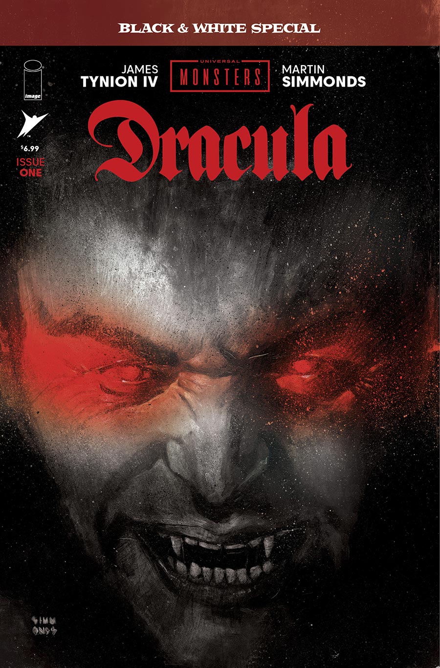 Universal Monsters Dracula Black & White Special #1 Cover A Regular Martin Simmonds Cover