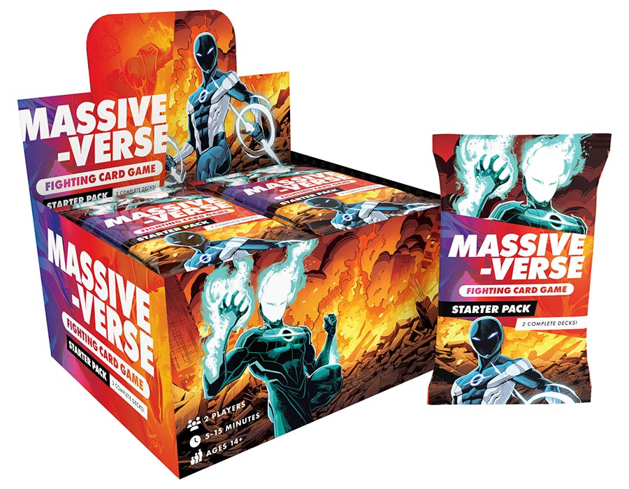 Massive-Verse Fighting Card Game Starter Pack Display (Box Of 24)