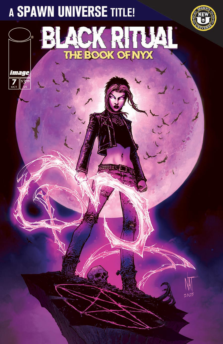 Black Ritual The Book Of Nyx #7 Cover A Regular Nat Jones Cover (Spawn Universe)