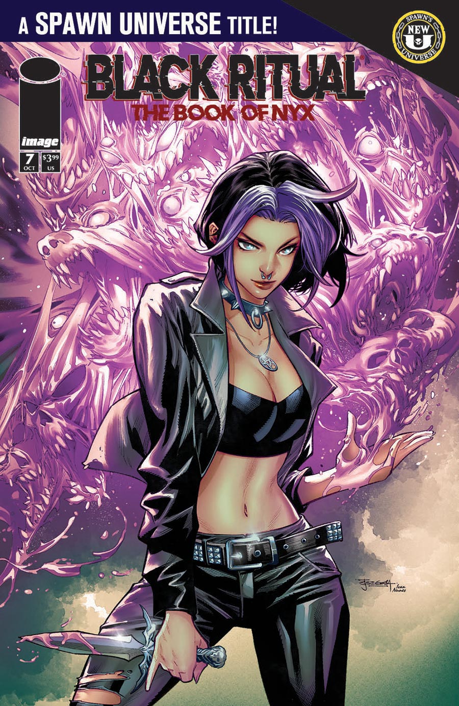 Black Ritual The Book Of Nyx #7 Cover B Variant Stephen Segovia Cover (Spawn Universe)