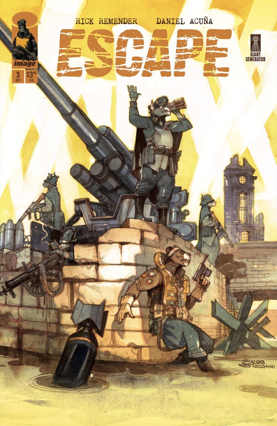 Escape #3 Cover B Incentive Greg Tocchini Variant Cover