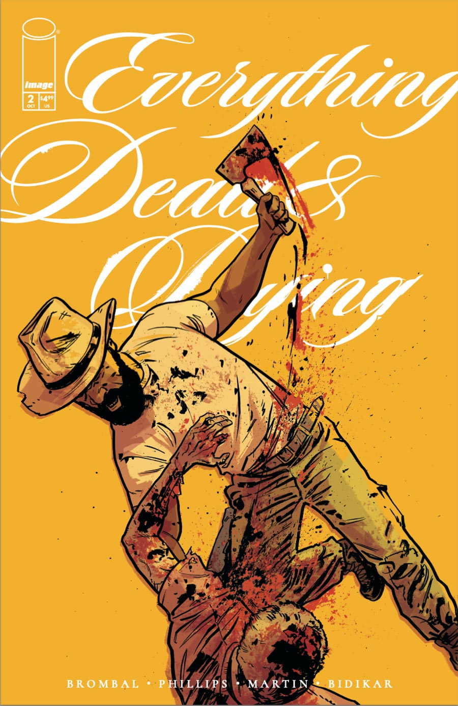 Everything Dead & Dying #2 Cover B Variant Jacob Phillips Yellow Cover