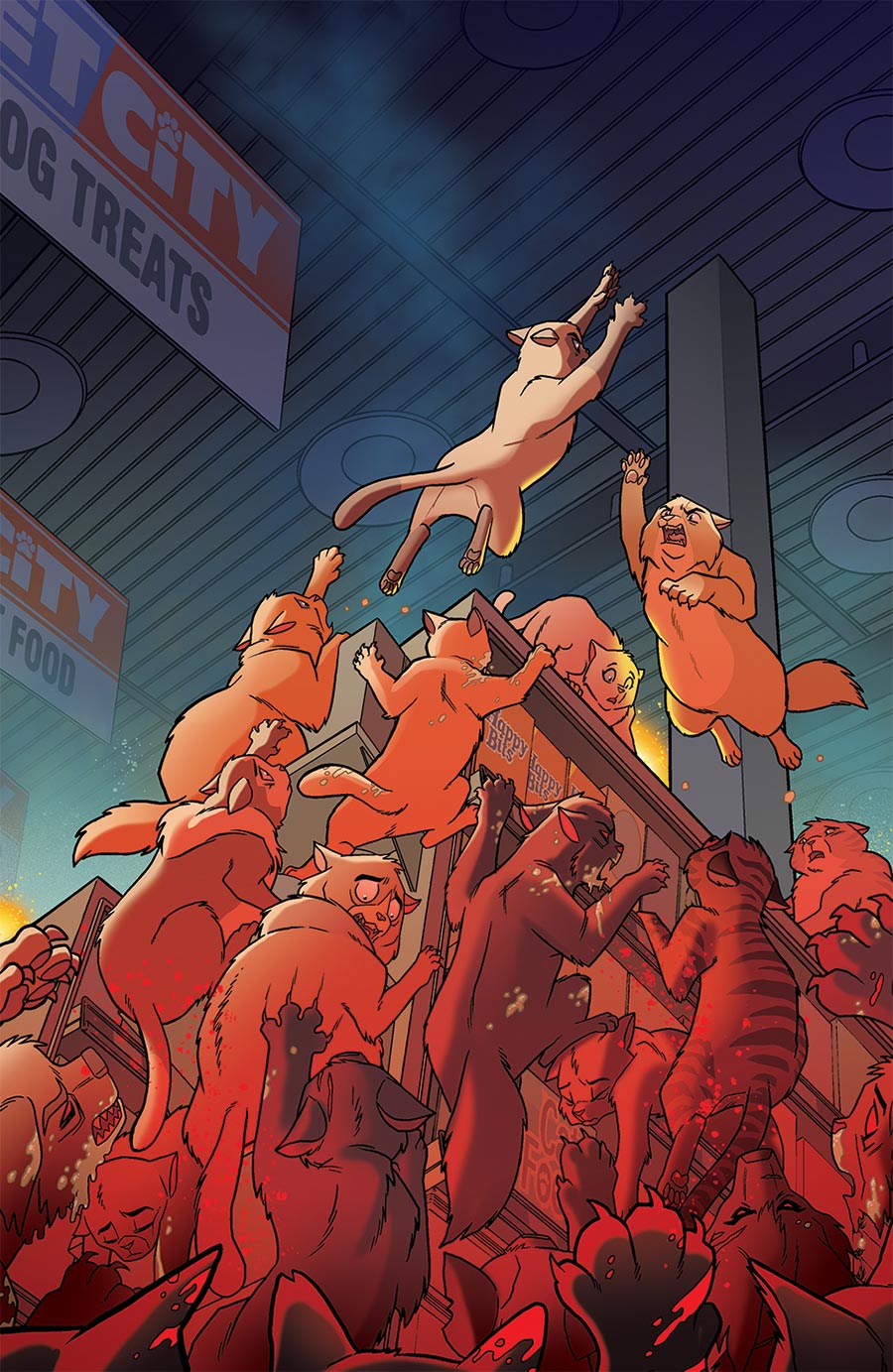 Feral #17 Cover C Incentive Tony Fleecs Virgin Cover